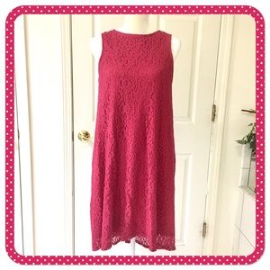 💝 APT. 9 💝 fuchsia hi low sleeveless dress size women’s 12